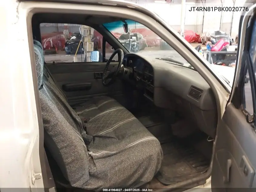 1989 Toyota Pickup 1/2 Ton Sht Wheelbase Dlx VIN: JT4RN81P8K0020776 Lot: 41964827