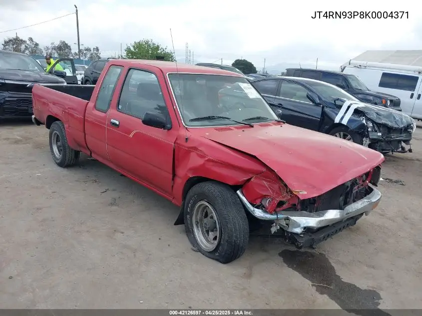 1989 Toyota Pickup 1/2 Ton Ex Lng Whlbse Dlx VIN: JT4RN93P8K0004371 Lot: 42126597