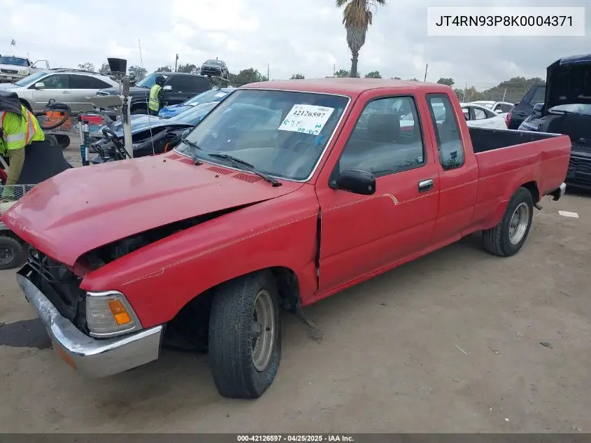 1989 Toyota Pickup 1/2 Ton Ex Lng Whlbse Dlx VIN: JT4RN93P8K0004371 Lot: 42126597