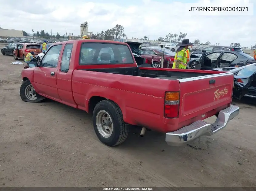 1989 Toyota Pickup 1/2 Ton Ex Lng Whlbse Dlx VIN: JT4RN93P8K0004371 Lot: 42126597