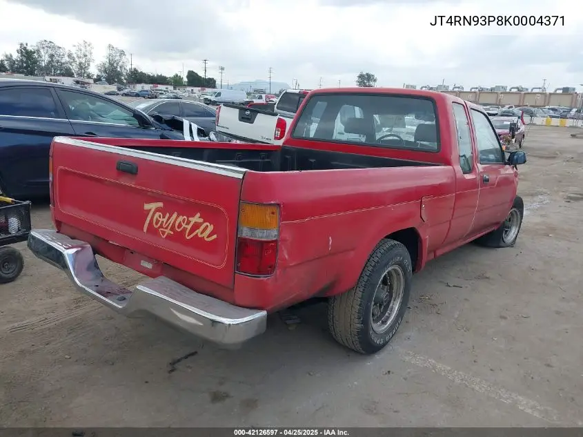 1989 Toyota Pickup 1/2 Ton Ex Lng Whlbse Dlx VIN: JT4RN93P8K0004371 Lot: 42126597