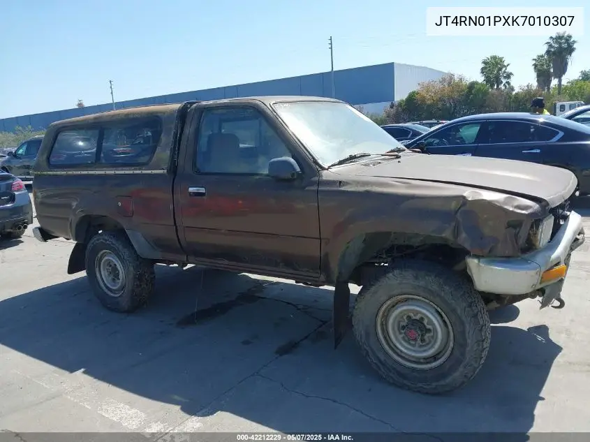 1989 Toyota Pickup 1/2 Ton Sht Wheelbase Dlx VIN: JT4RN01PXK7010307 Lot: 42212229