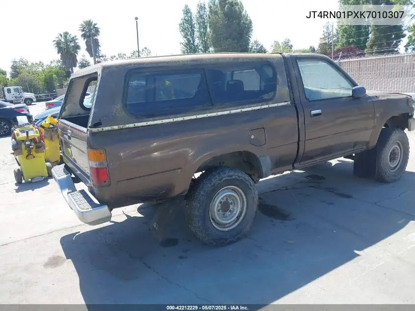 1989 Toyota Pickup 1/2 Ton Sht Wheelbase Dlx VIN: JT4RN01PXK7010307 Lot: 42212229