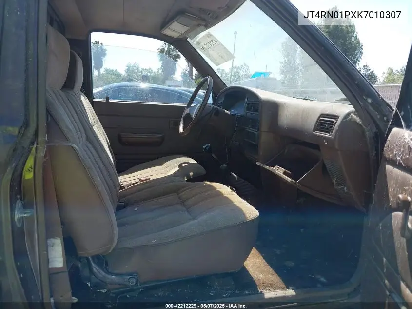 1989 Toyota Pickup 1/2 Ton Sht Wheelbase Dlx VIN: JT4RN01PXK7010307 Lot: 42212229