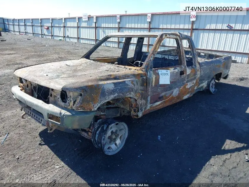 1989 Toyota Pickup 1/2 Ton Ex Long Whlbs Sr5 VIN: JT4VN13G6K0007740 Lot: 42328292
