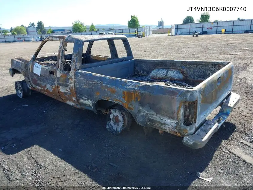 1989 Toyota Pickup 1/2 Ton Ex Long Whlbs Sr5 VIN: JT4VN13G6K0007740 Lot: 42328292