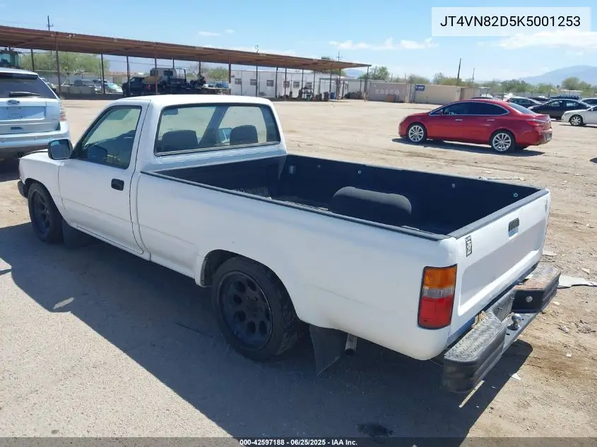 1989 Toyota Pickup 1/2 Ton Lng Wheelbase Dlx VIN: JT4VN82D5K5001253 Lot: 42597188