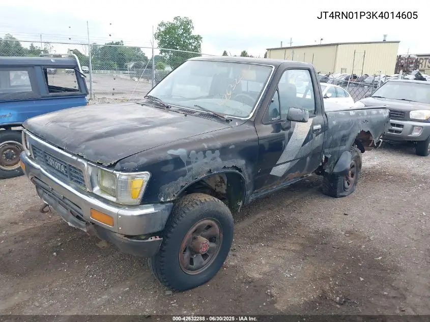 1989 Toyota Pickup 1/2 Ton Sht Wheelbase Dlx VIN: JT4RN01P3K4014605 Lot: 42632288