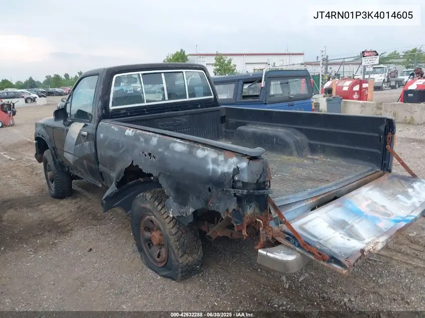 1989 Toyota Pickup 1/2 Ton Sht Wheelbase Dlx VIN: JT4RN01P3K4014605 Lot: 42632288