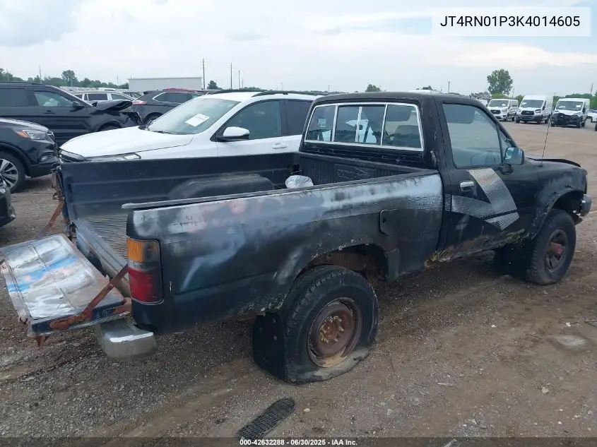 1989 Toyota Pickup 1/2 Ton Sht Wheelbase Dlx VIN: JT4RN01P3K4014605 Lot: 42632288