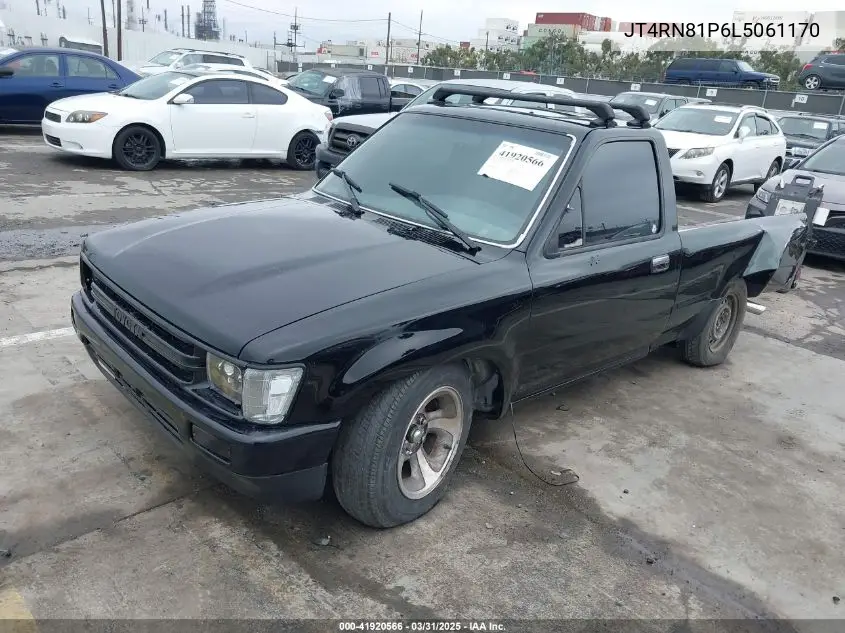 1990 Toyota Pickup 1/2 Ton Sht Wheelbase Dlx VIN: JT4RN81P6L5061170 Lot: 41920566