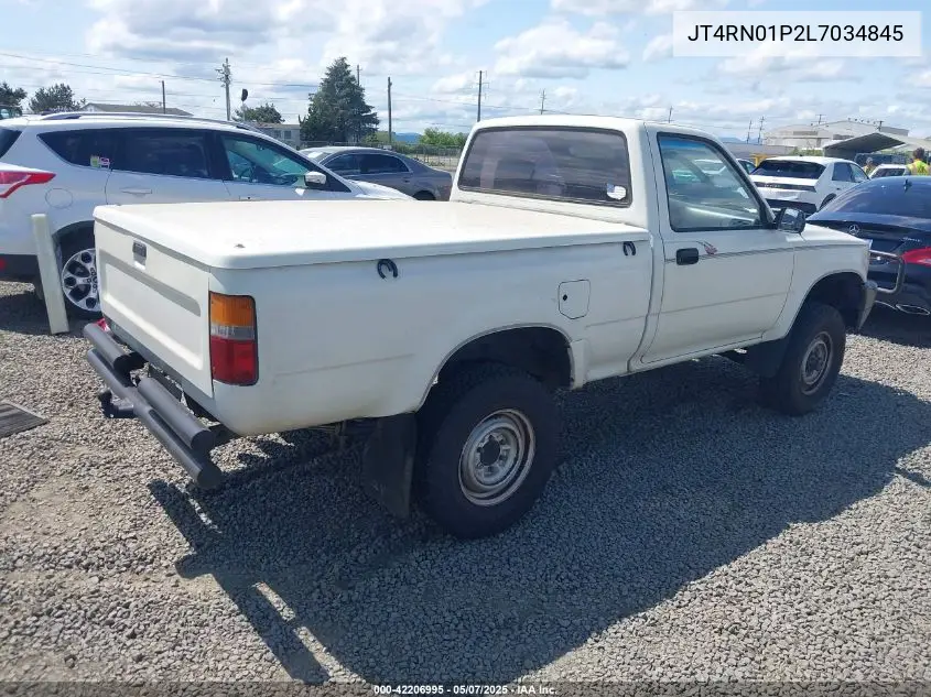 1990 Toyota Pickup 1/2 Ton Sht Wheelbase Dlx VIN: JT4RN01P2L7034845 Lot: 42206995