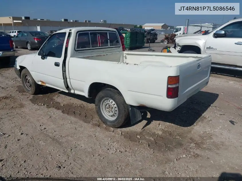1990 Toyota Pickup 1/2 Ton Sht Wheelbase Dlx VIN: JT4RN81P7L5086546 Lot: 42389912