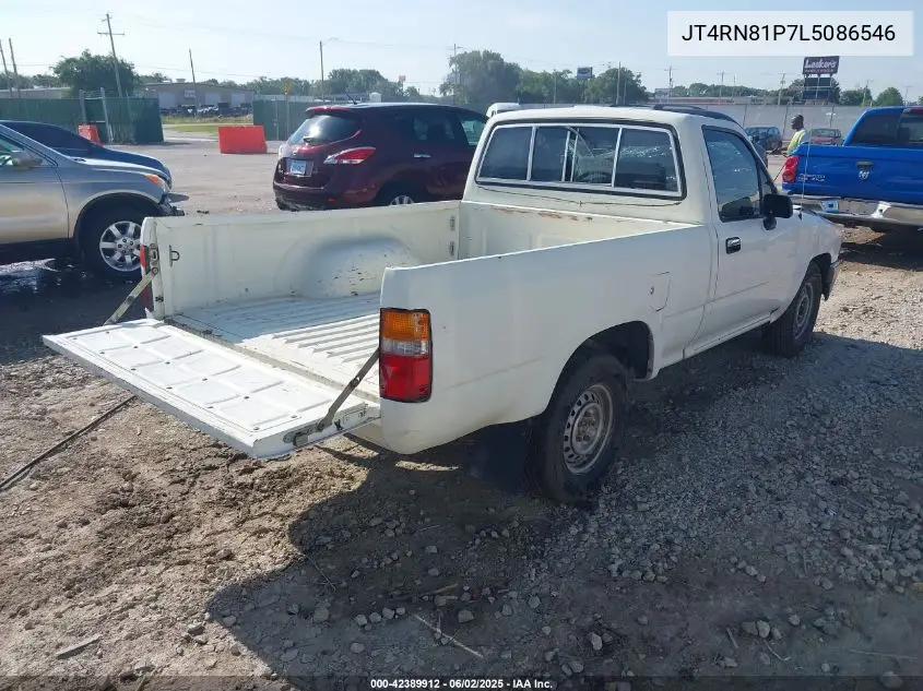 1990 Toyota Pickup 1/2 Ton Sht Wheelbase Dlx VIN: JT4RN81P7L5086546 Lot: 42389912