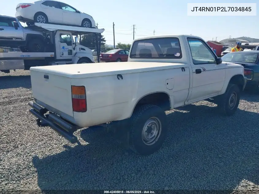 1990 Toyota Pickup 1/2 Ton Sht Wheelbase Dlx VIN: JT4RN01P2L7034845 Lot: 42405815
