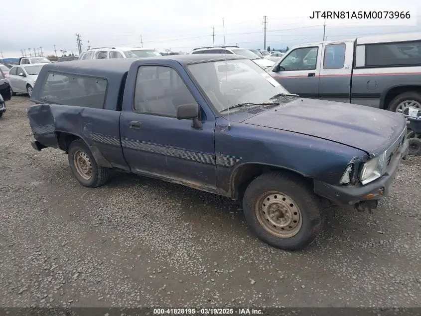1991 Toyota Pickup 1/2 Ton Short Wheelbase VIN: JT4RN81A5M0073966 Lot: 41828195