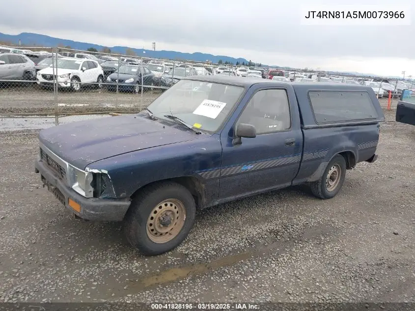 1991 Toyota Pickup 1/2 Ton Short Wheelbase VIN: JT4RN81A5M0073966 Lot: 41828195
