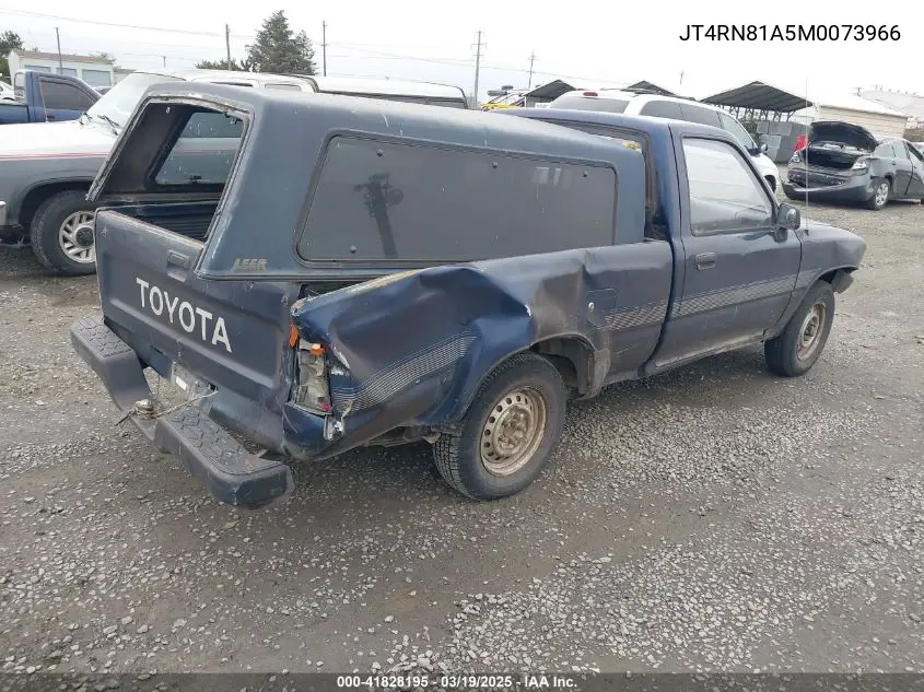 1991 Toyota Pickup 1/2 Ton Short Wheelbase VIN: JT4RN81A5M0073966 Lot: 41828195