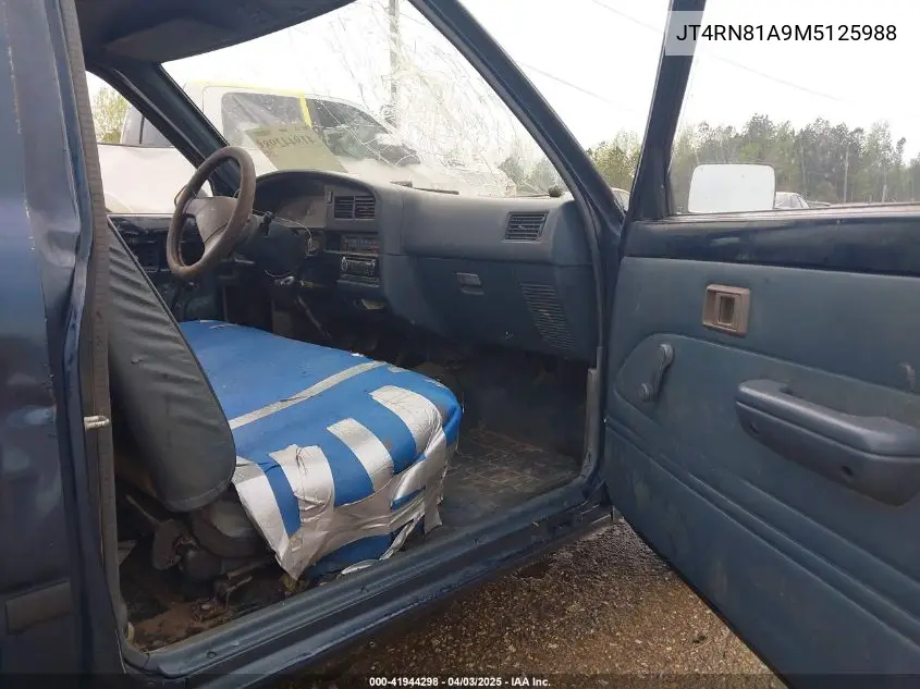 1991 Toyota Pickup 1/2 Ton Short Wheelbase VIN: JT4RN81A9M5125988 Lot: 41944298