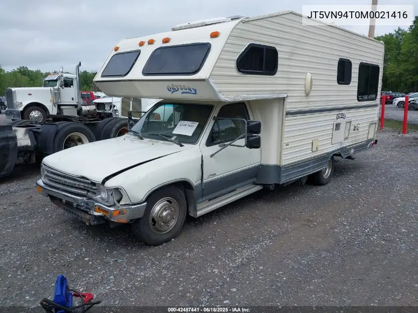 1991 Toyota Pickup Cab Chassis Super Long Wb VIN: JT5VN94T0M0021416 Lot: 42487441