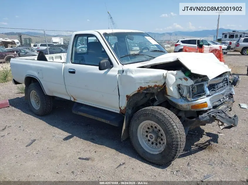 1991 Toyota Pickup 1/2 Ton Lng Wheelbase Dlx VIN: JT4VN02D8M2001902 Lot: 42570388