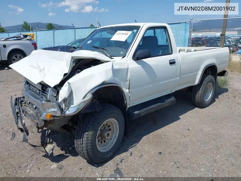 1991 Toyota Pickup 1/2 Ton Lng Wheelbase Dlx VIN: JT4VN02D8M2001902 Lot: 42570388