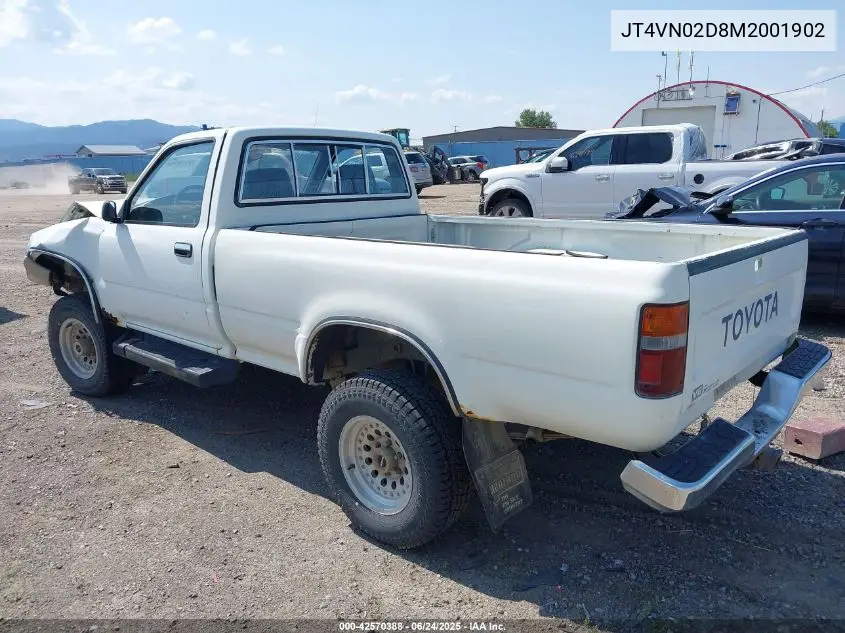 1991 Toyota Pickup 1/2 Ton Lng Wheelbase Dlx VIN: JT4VN02D8M2001902 Lot: 42570388