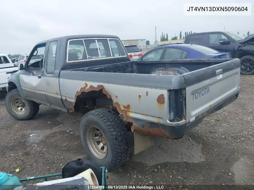 1992 Toyota Pickup 1/2 Ton Ex Lng Whlbse Dlx VIN: JT4VN13DXN5090604 Lot: 12334709