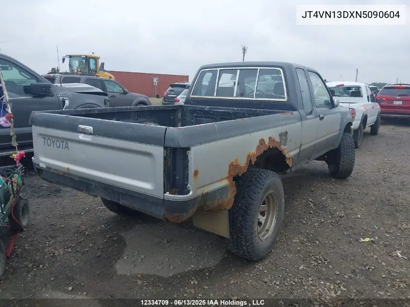 1992 Toyota Pickup 1/2 Ton Ex Lng Whlbse Dlx VIN: JT4VN13DXN5090604 Lot: 12334709