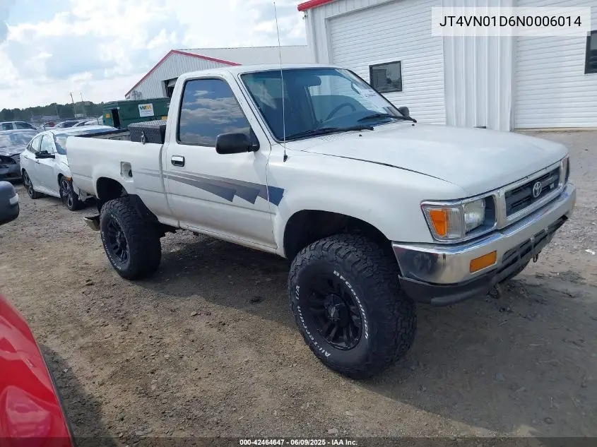 1992 Toyota Pickup 1/2 Ton Sht Wheelbase Dlx VIN: JT4VN01D6N0006014 Lot: 42464647