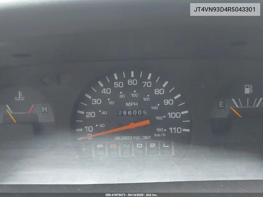 1994 Toyota Pickup 1/2 Ton Ex Lng Whlbase/Dx VIN: JT4VN93D4R5043301 Lot: 41970473