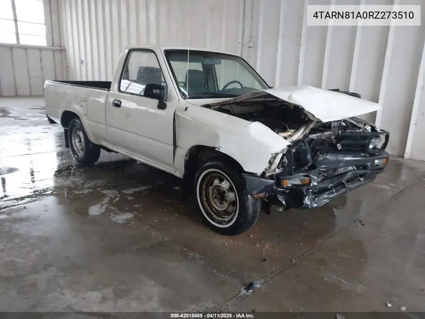 1994 Toyota Pickup 1/2 Ton Short Whlbase Stb VIN: 4TARN81A0RZ273510 Lot: 42018485