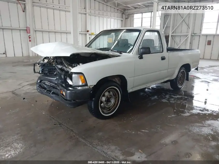 1994 Toyota Pickup 1/2 Ton Short Whlbase Stb VIN: 4TARN81A0RZ273510 Lot: 42018485