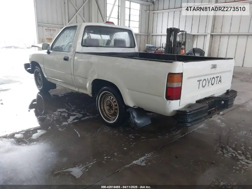 1994 Toyota Pickup 1/2 Ton Short Whlbase Stb VIN: 4TARN81A0RZ273510 Lot: 42018485
