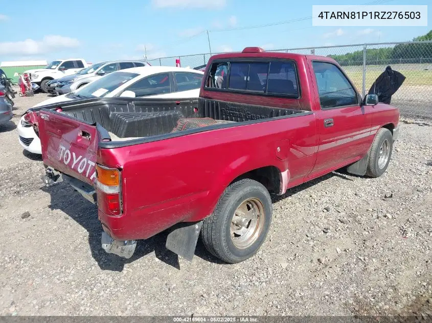 1994 Toyota Pickup 1/2 Ton Short Whlbse Dx VIN: 4TARN81P1RZ276503 Lot: 42169604