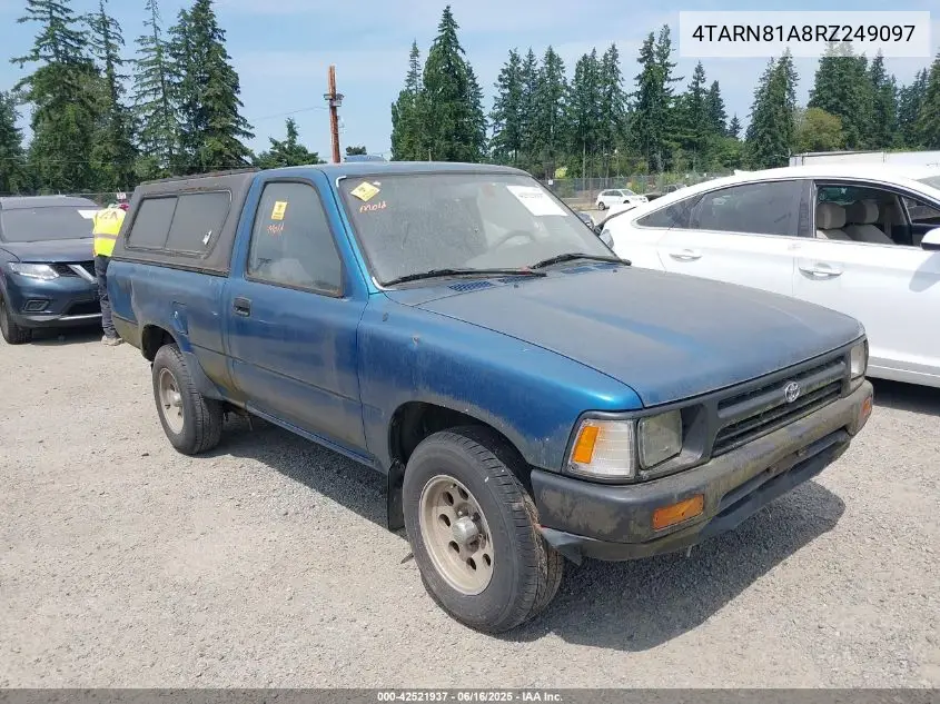 1994 Toyota Pickup 1/2 Ton Short Whlbase Stb VIN: 4TARN81A8RZ249097 Lot: 42521937