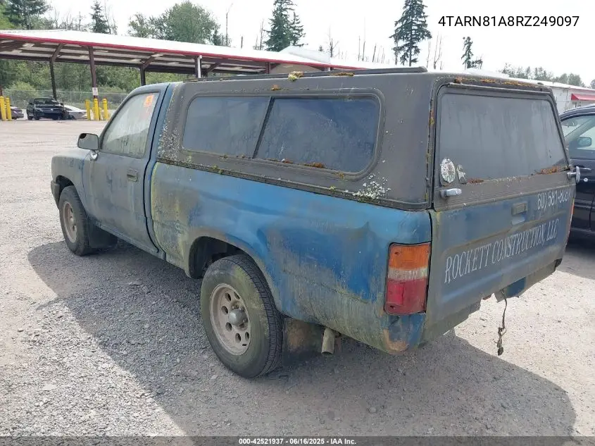 1994 Toyota Pickup 1/2 Ton Short Whlbase Stb VIN: 4TARN81A8RZ249097 Lot: 42521937