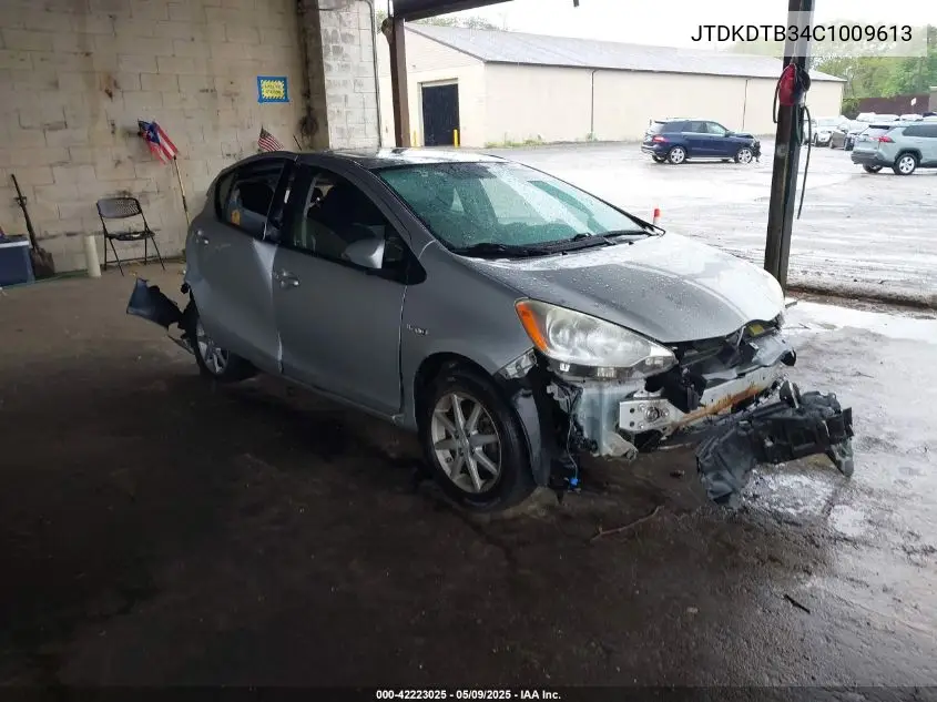 2012 Toyota Prius C Three VIN: JTDKDTB34C1009613 Lot: 42223025