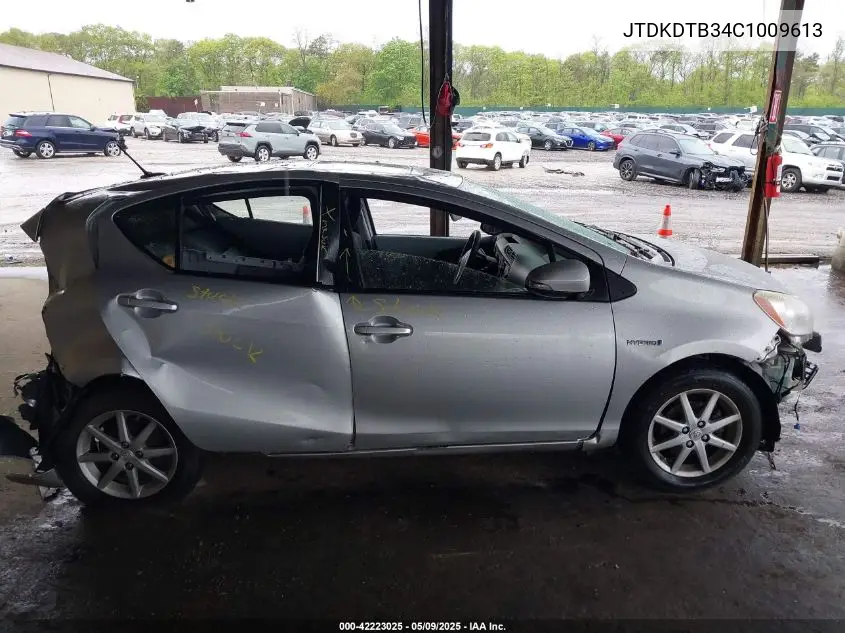 2012 Toyota Prius C Three VIN: JTDKDTB34C1009613 Lot: 42223025