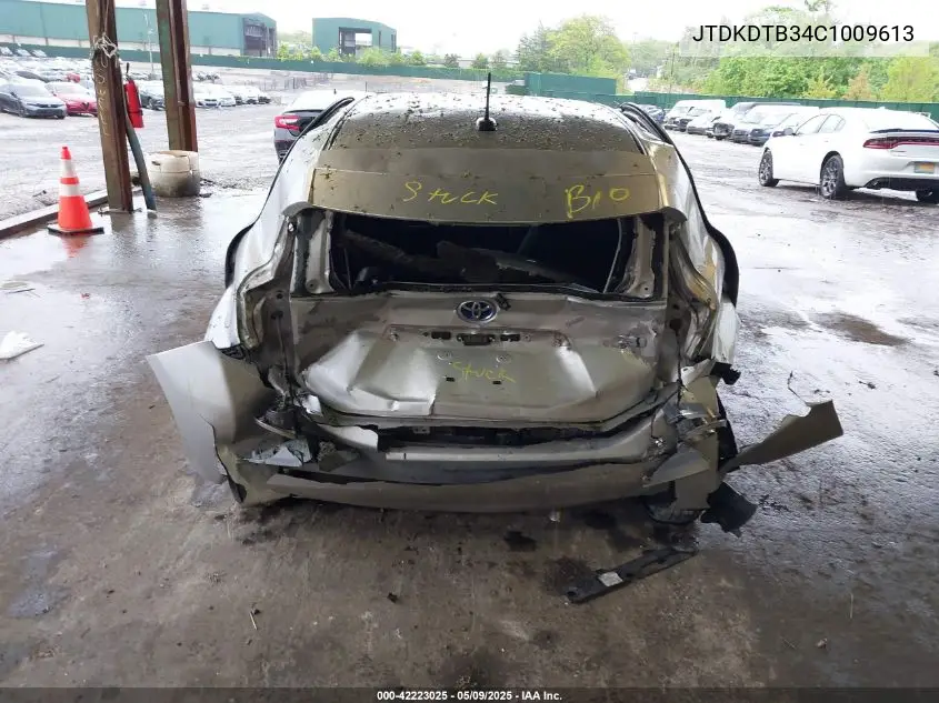 2012 Toyota Prius C Three VIN: JTDKDTB34C1009613 Lot: 42223025