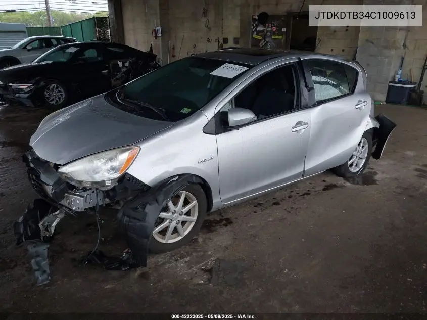 2012 Toyota Prius C Three VIN: JTDKDTB34C1009613 Lot: 42223025