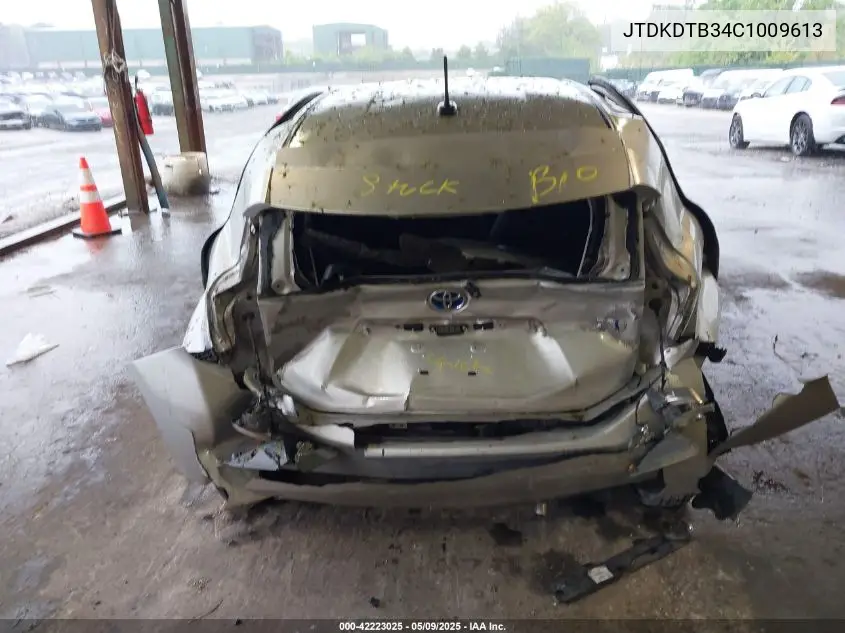 2012 Toyota Prius C Three VIN: JTDKDTB34C1009613 Lot: 42223025