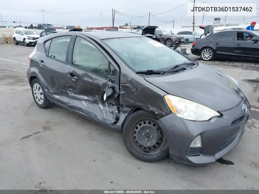 2013 Toyota Prius C One VIN: JTDKDTB36D1537462 Lot: 42178559
