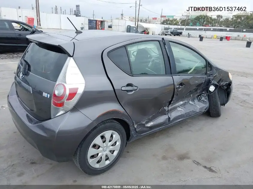 2013 Toyota Prius C One VIN: JTDKDTB36D1537462 Lot: 42178559