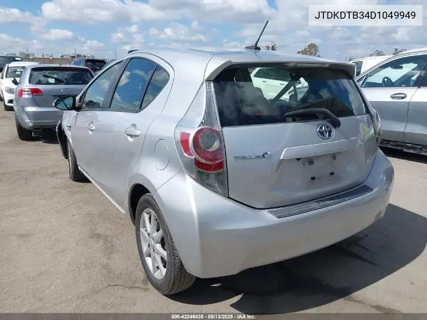 2013 Toyota Prius C Three VIN: JTDKDTB34D1049949 Lot: 42246438