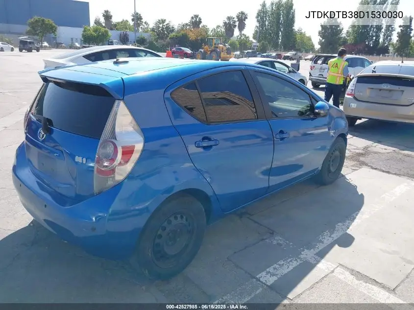 2013 Toyota Prius C Three VIN: JTDKDTB38D1530030 Lot: 42527985