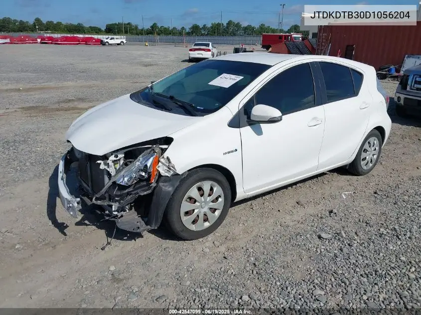 2013 Toyota Prius C One VIN: JTDKDTB30D1056204 Lot: 42547099