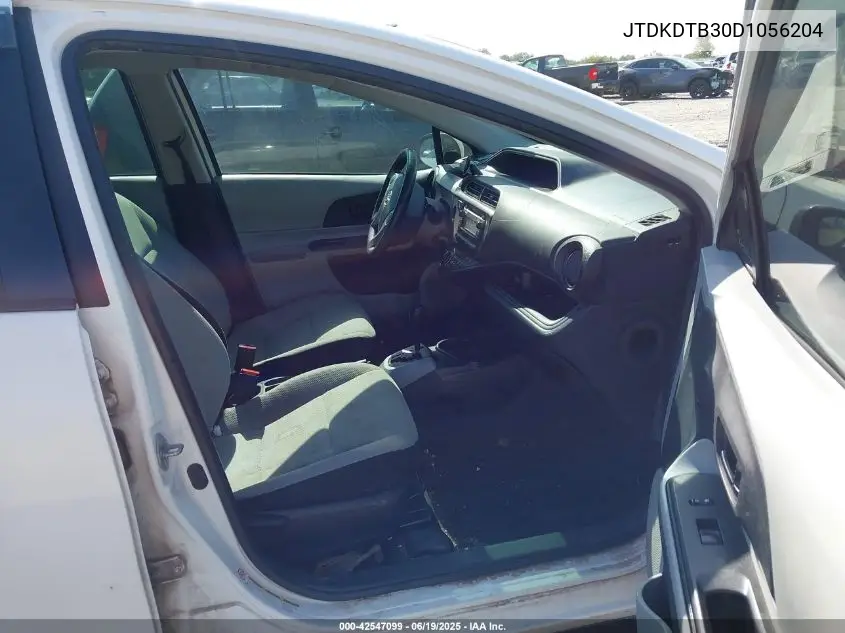 2013 Toyota Prius C One VIN: JTDKDTB30D1056204 Lot: 42547099
