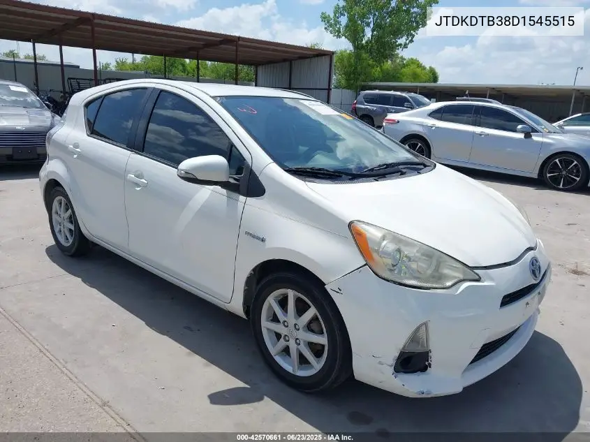 2013 Toyota Prius C Three VIN: JTDKDTB38D1545515 Lot: 42570661