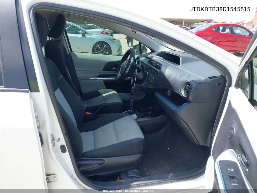 2013 Toyota Prius C Three VIN: JTDKDTB38D1545515 Lot: 42570661